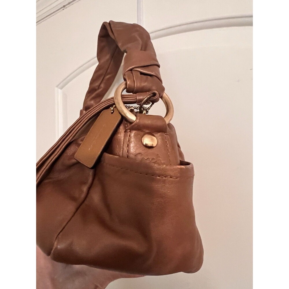 Vintage Coach Parker Shoulder Bag Leather Brown - Picture 3 of 10
